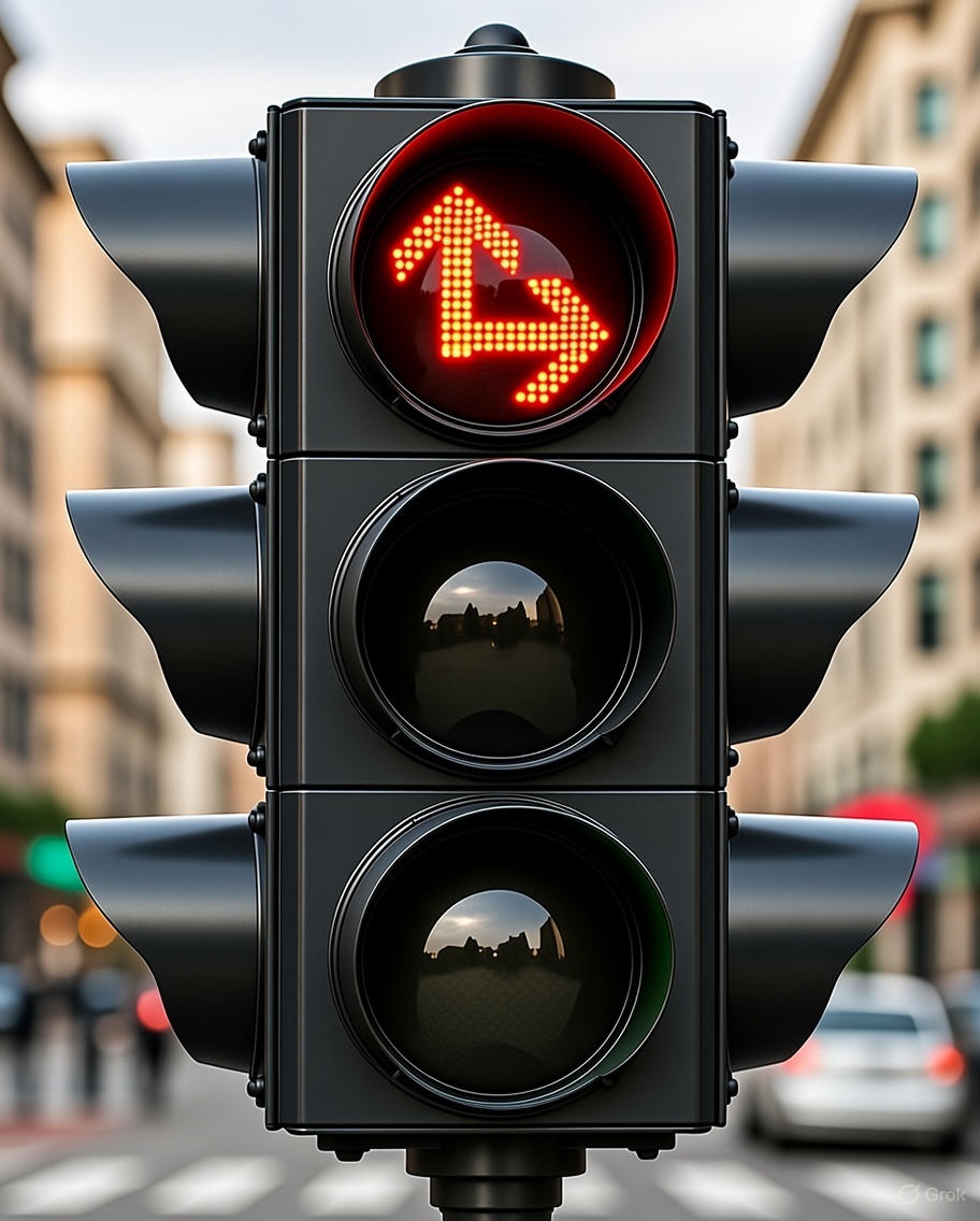traffic lights - red signal