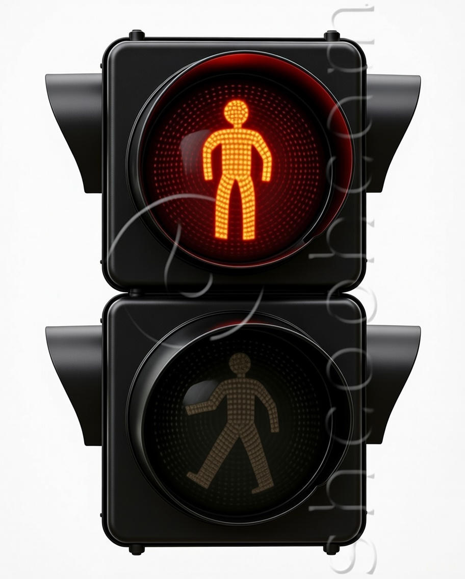 pedestrian traffic lights - red signal